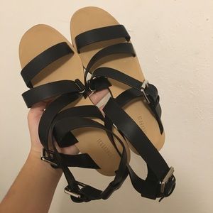 Forever 21 Chunky Heel Sandals